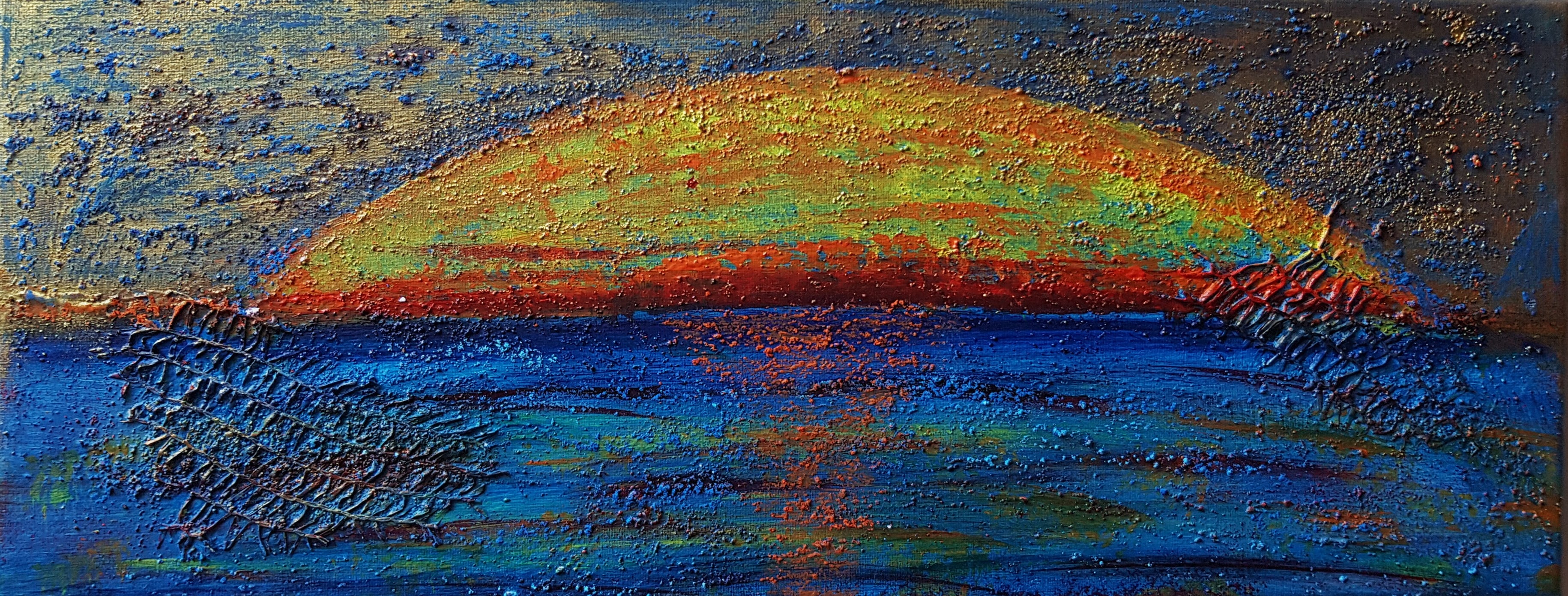 Sommernacht - 20x50cm